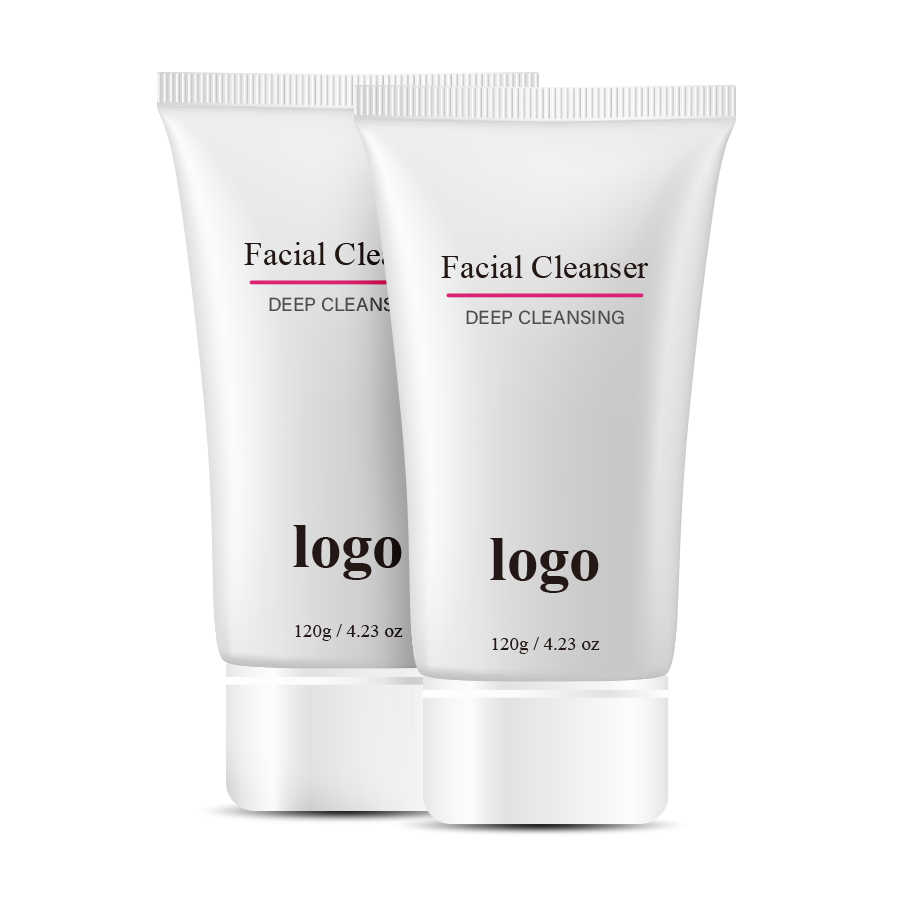 Custom Organic Unisex Face Wash Adult Facial Cleanser Gel with Lightening Properties Made From Compound Essential Oils