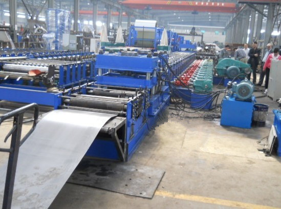 Material thickness 2 to 4mm guard railway roll forming machine 13 forming stations