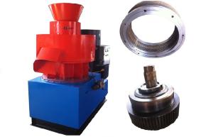 China 90KW Homemade Hard Ring Die Pellet Machine For Make Organic Fertilizer wholesale