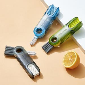 China Simple 3 In 1 Multifunctional Wine Bottle Cleaning Brush wholesale