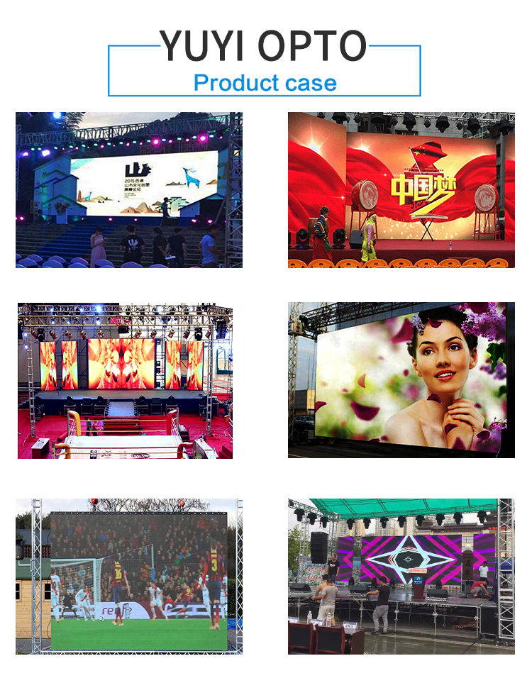 High Refresh Rate Display P3.91 P4.81 Outdoor Rental LED Screen For Stage Events