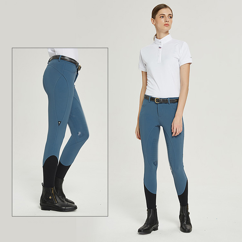 Custom Non Slip Horse Riding Breeches Pants Four Way Stretchable Grip Quick Dry