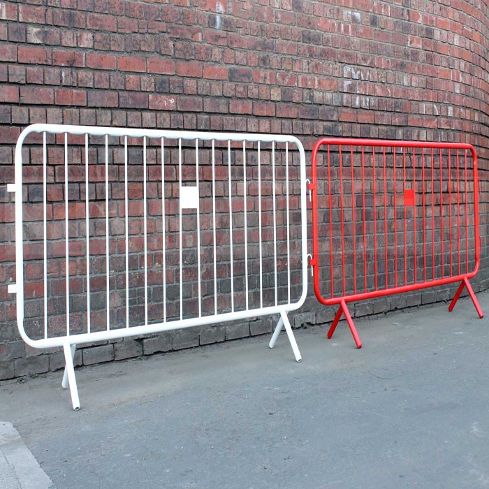 Galvanized Crowd Control Fence