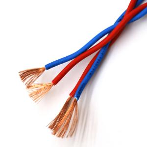 China Low Voltage Double Pvc Insulated Flexible Cable , RVS 2*1.5 Electric Cable Wire For Construction wholesale