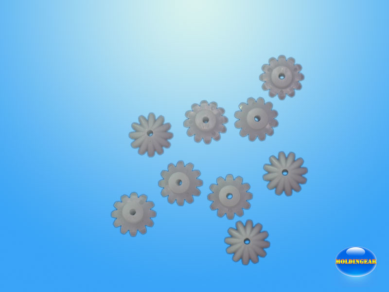 OEM manufacture of customized designed plastic bevel gear for toy car