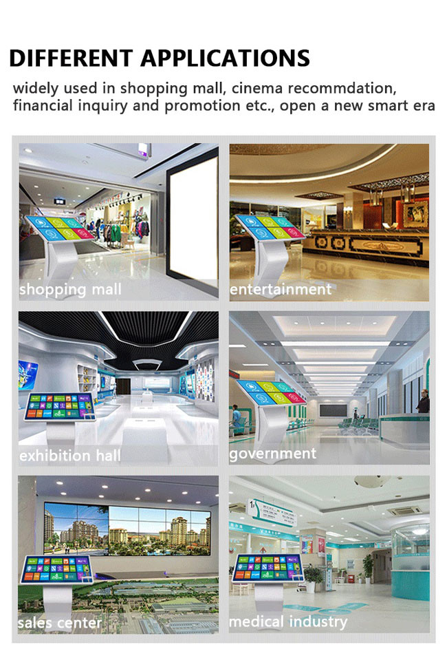 FCC 49in Interactive Digital Signage Display Touch Panel Kiosk