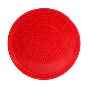 China Plastic Baby Chicken Feeder Tray Poultry Chicken Feeding Tray , chick feeder Tray round poultry feeding wholesale