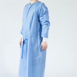 China Breathable 40gsm PP CPE SMS Disposable Exam Gowns wholesale