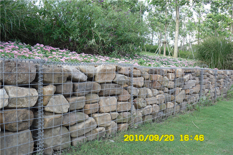 Grey Galfan Coated Welded Gabion Box Retaining Gabion Rock Cages