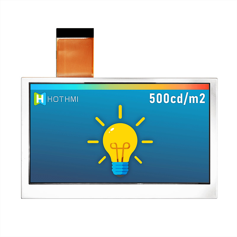 IC ST7262 Color 4.3 Inch TFT LCD Modules 800x480 TFT-H043A12SVILT5N40