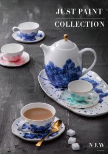 China Delicate Bright Blue 37oz 1100cc Coffee Teapot Set wholesale