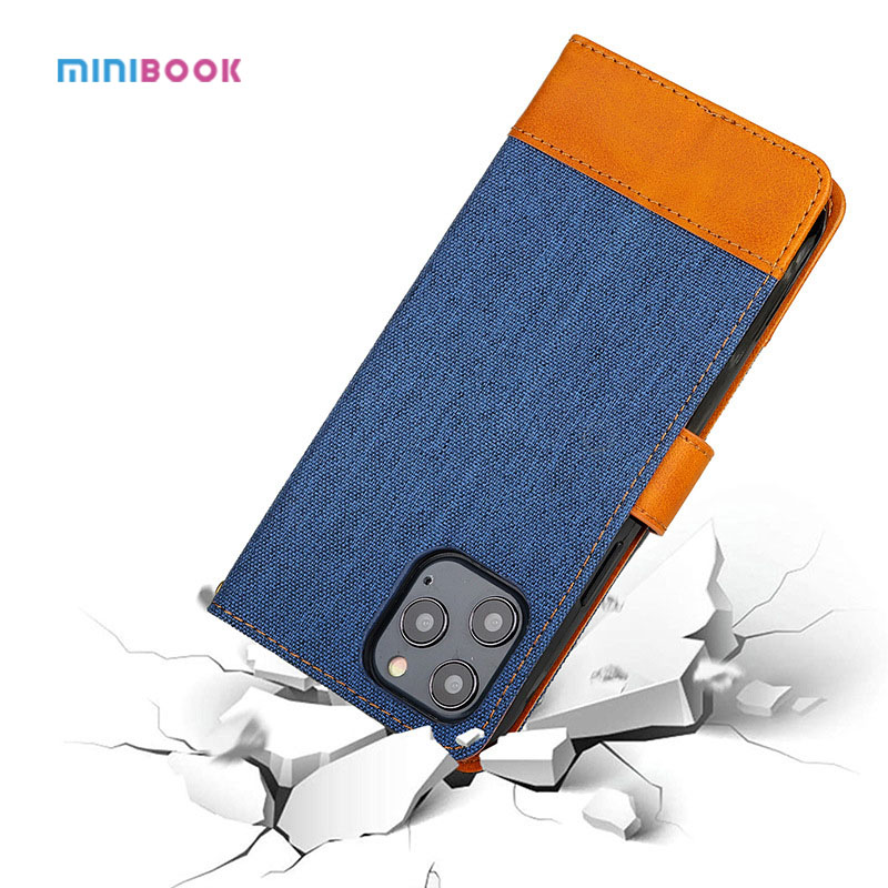 Shockproof Pu Leather Phone Flip Wallet Case With Card Holder Foldable Stand and Stand