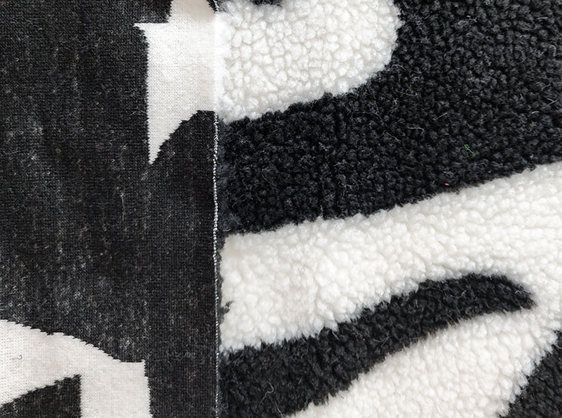 100% Polyester Sherpa Fleece Fabric Knitted Coral Blanket Pajamas Garment