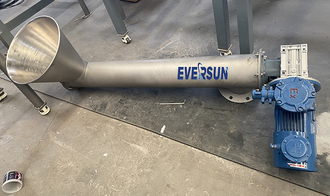 Stainless Steel Small Screw Feeder Portable Screw Conveyor For Pharmaceutical