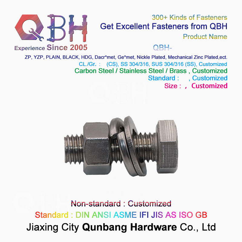 304 stainless steel outer hexagon gasket screw cap bolts M3-M24 bolts and nuts hardware