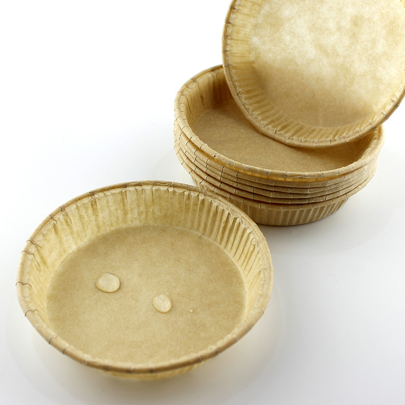 Single Wall Non Stick Baking Cups , Embossing Paper Disposable Baking Molds