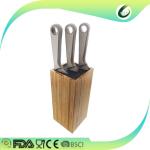 Hot selling bamboo wood knife block for sale