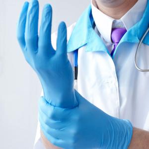 China Ce Fda Approved 240MM Medical Nitrile Gloves small medium large size wholesale