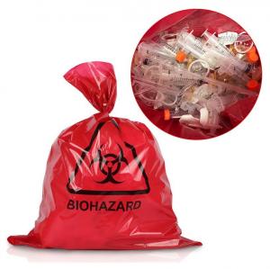 China Non Poisonous Biohazard Autoclavable Polypropylene Bags for Medical Waste on sale