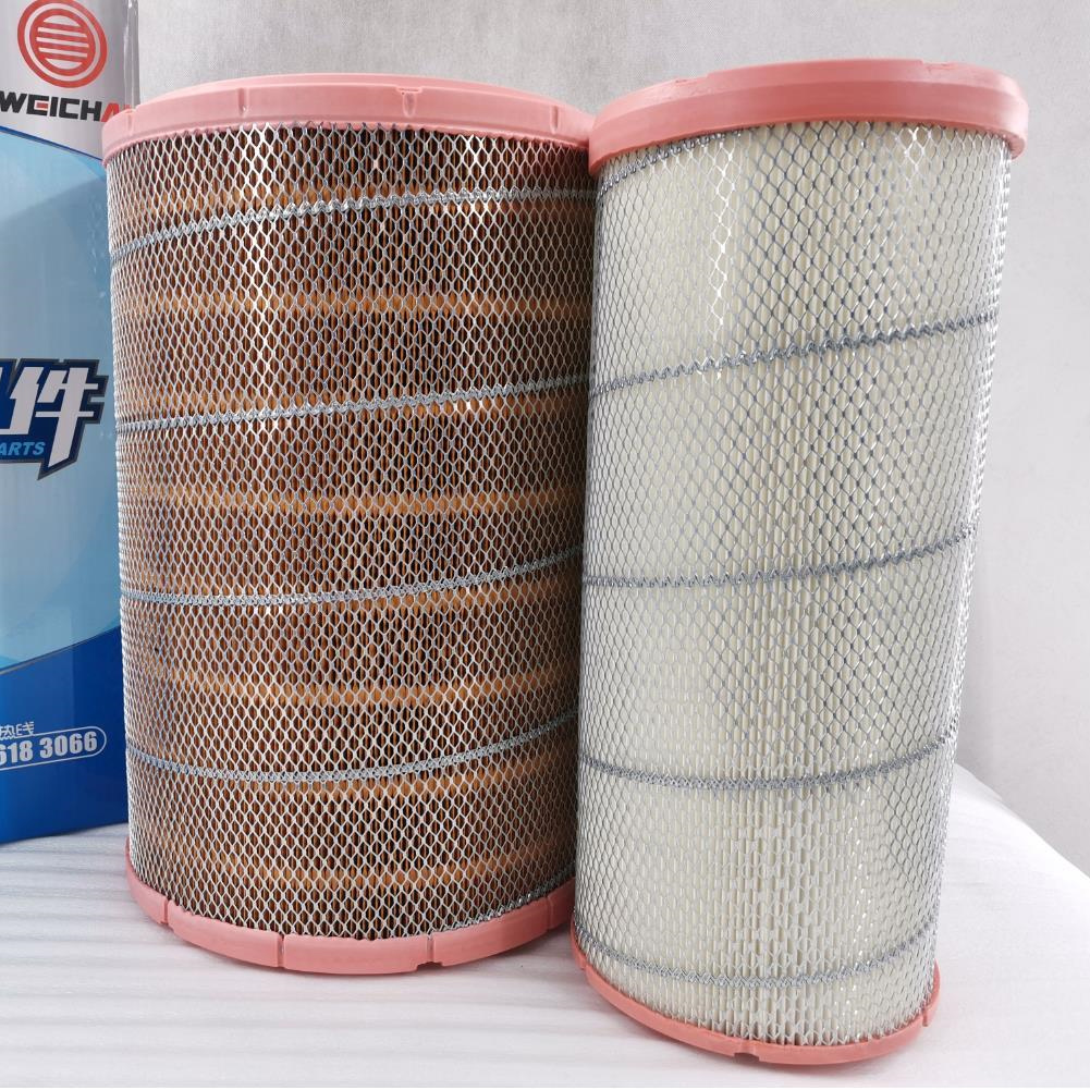 Shacman 226B Engine Air Filter For Caterpillar SDLG Foton XCMA Weichai PU3145 612600115646