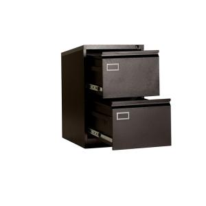 China Black Roller Metal Home Office Furniture 2 Drawers File Cabinet wholesale