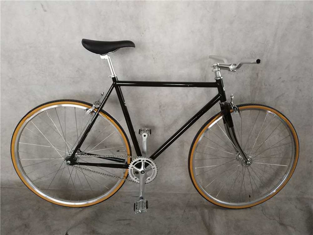 Lasco Adult Mens Single Speed Retro Bike Vintage 4130 City Bicycles Hybrid Chromoly Bikes 700*25C
