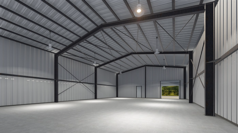 Modern Industrial Prefabricated Steel Structure Big Workshop with Lightweight Design for Workshops Application