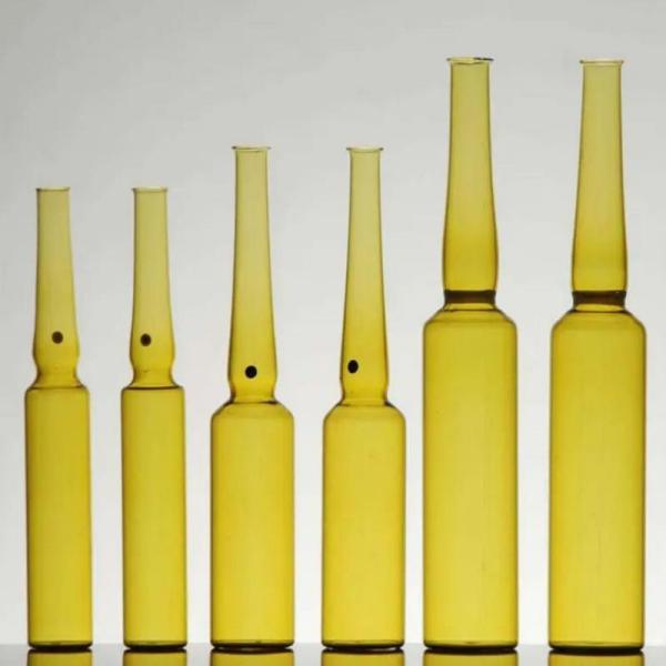 Customized Amber Glass Ampoule 20ml Glass Medication Ampoules For Injection