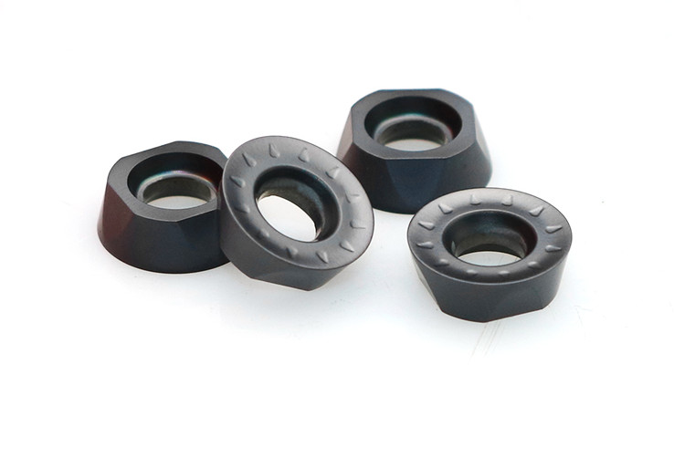 Internal And External Indexable Carbide Inserts RPMT08T2MO For Cast Iron