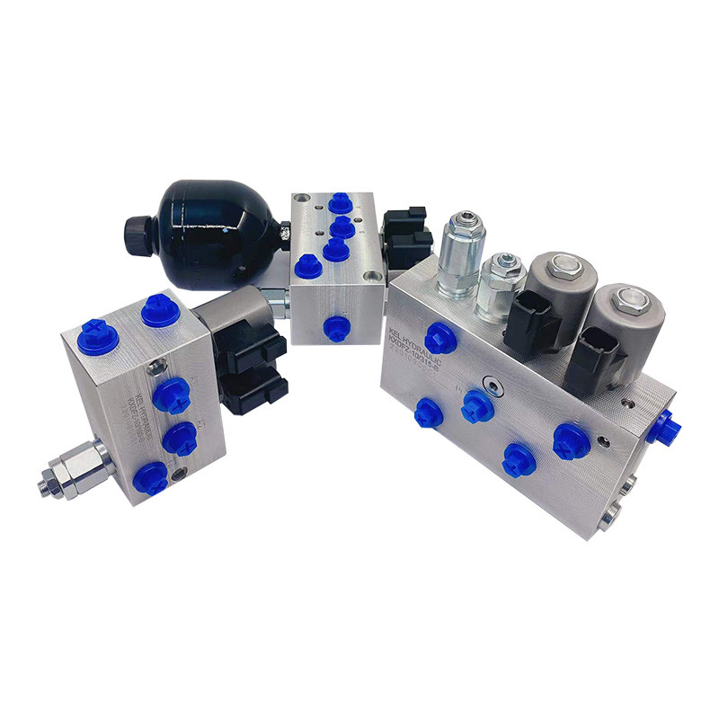 Custom Excavator Pilot Valve Solenoid Valve Pilot Manifold Steel