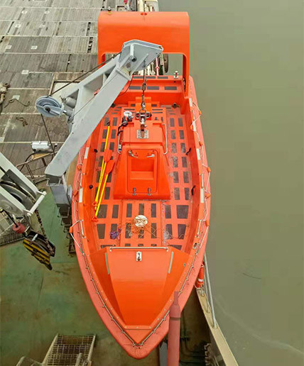 IACS Approved SOLAS 30KN Electric, Hydraulic "A" Type Davit For Fast Rescue Boat