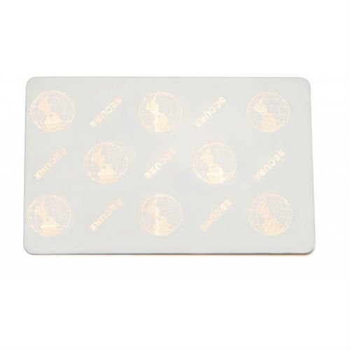 Custom Shapes ID Die Cut Transparent Hologram Stickers , Tamper Proof Hologram Stickers