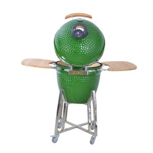 China Ceramic 15 Inch Cast Iron Kamado Cooker wholesale