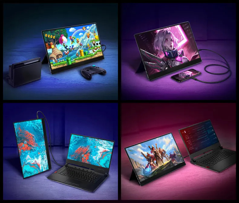 17.3 inch 3ms 144Hz Portable Gaming Monitor Full HD 1080P IPS Screen Type-c for Laptop PS5