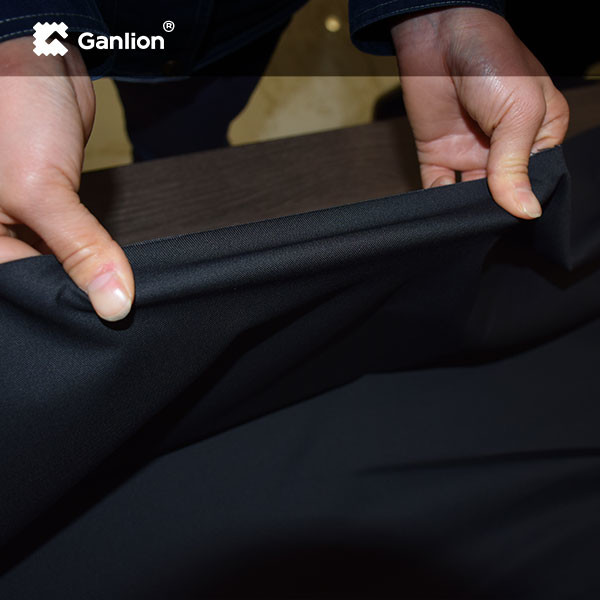 Black Cotton Polyester XLANCE Stretched Workwear Fabric 235GSM Full Sleeve Shirts