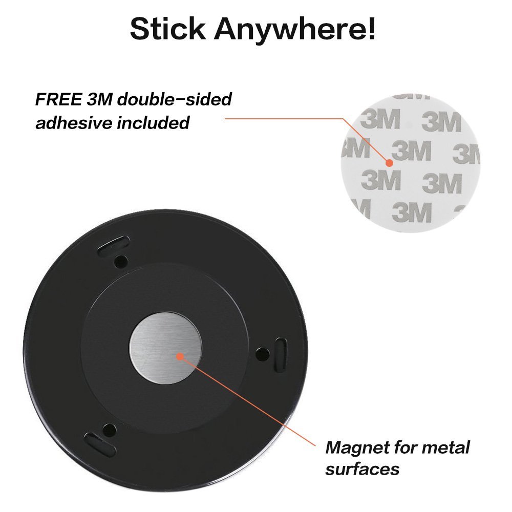 Cordless 3m Distance 3.15inch Battery Operated Motion Sensor Light
