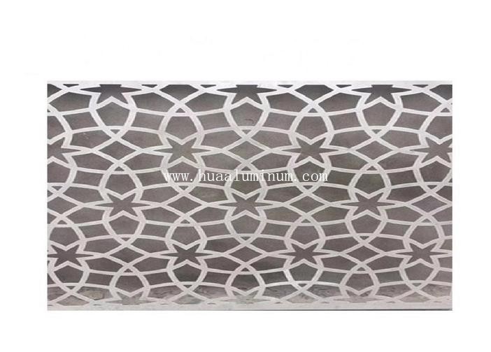 Heat Insulation Fence Aluminium Solid Panel ISO9001 Certification