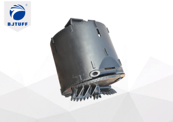 Dia 600mm Construction 6 Rock Teeth Drilling Bucket Rotary Drilling Rig