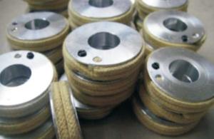 China Kevlar &amp; Aluminium Wheels for bending glass tempering furnace wholesale