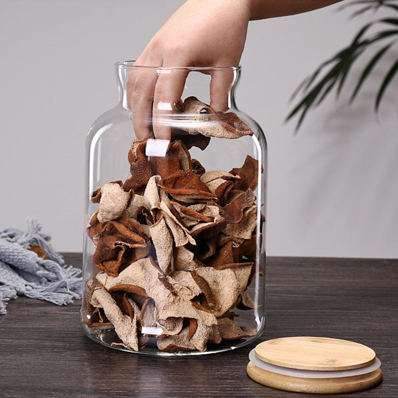 3800ml Wide Mouth Blown Borosilicate Glass Storage Tank