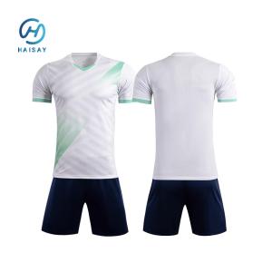 China Breathable and Durable Plain Soccer Jerseys for Football Players wholesale
