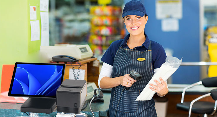Android Touch POS All in One Cashier System with Optional External Thermal Printer