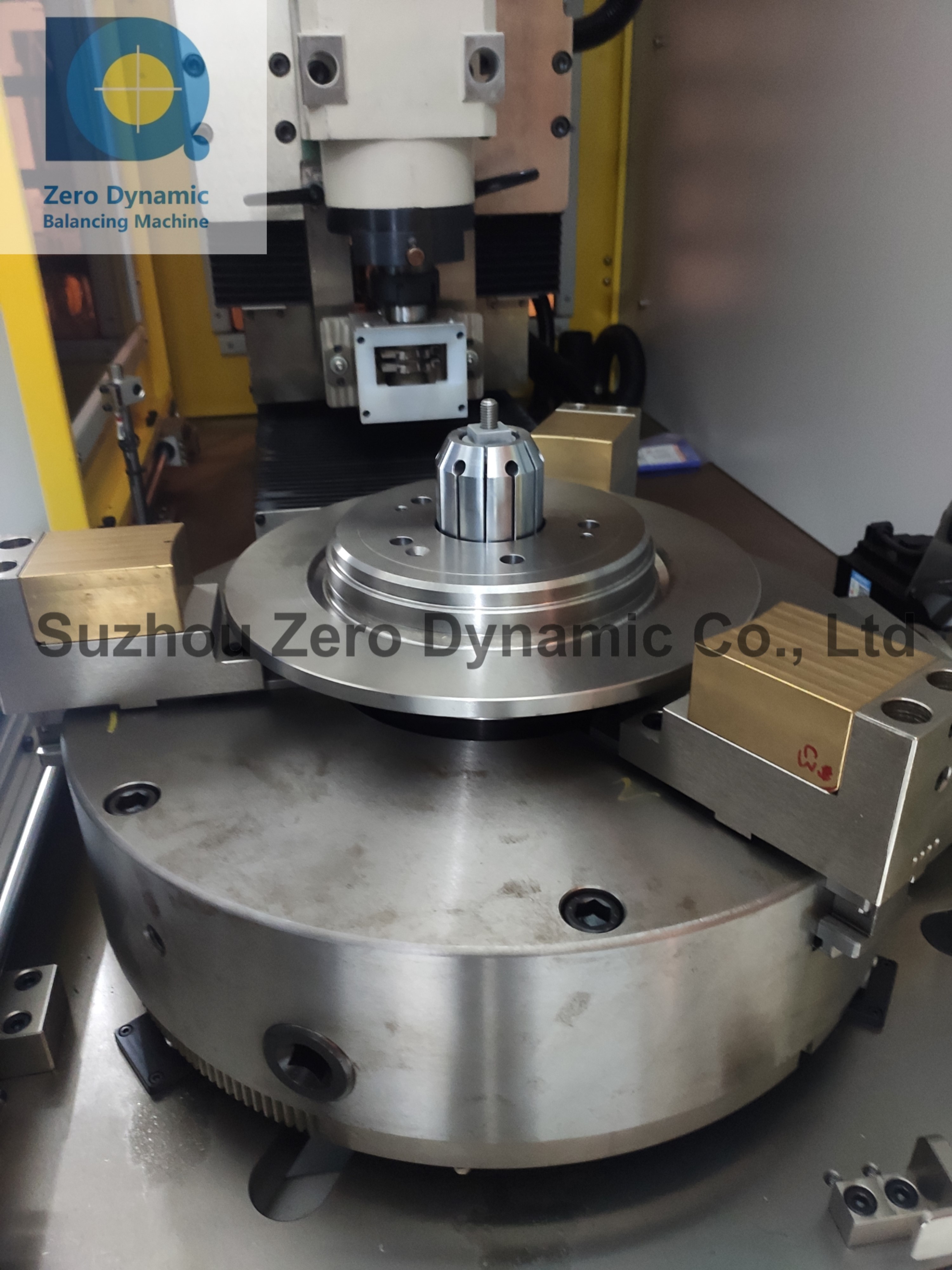Single Station Brake Disc / Flywheel Automatic Milling Balancing Machine