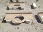 Prefab Marble Stone Countertops For Apartment / Public Area Renovation