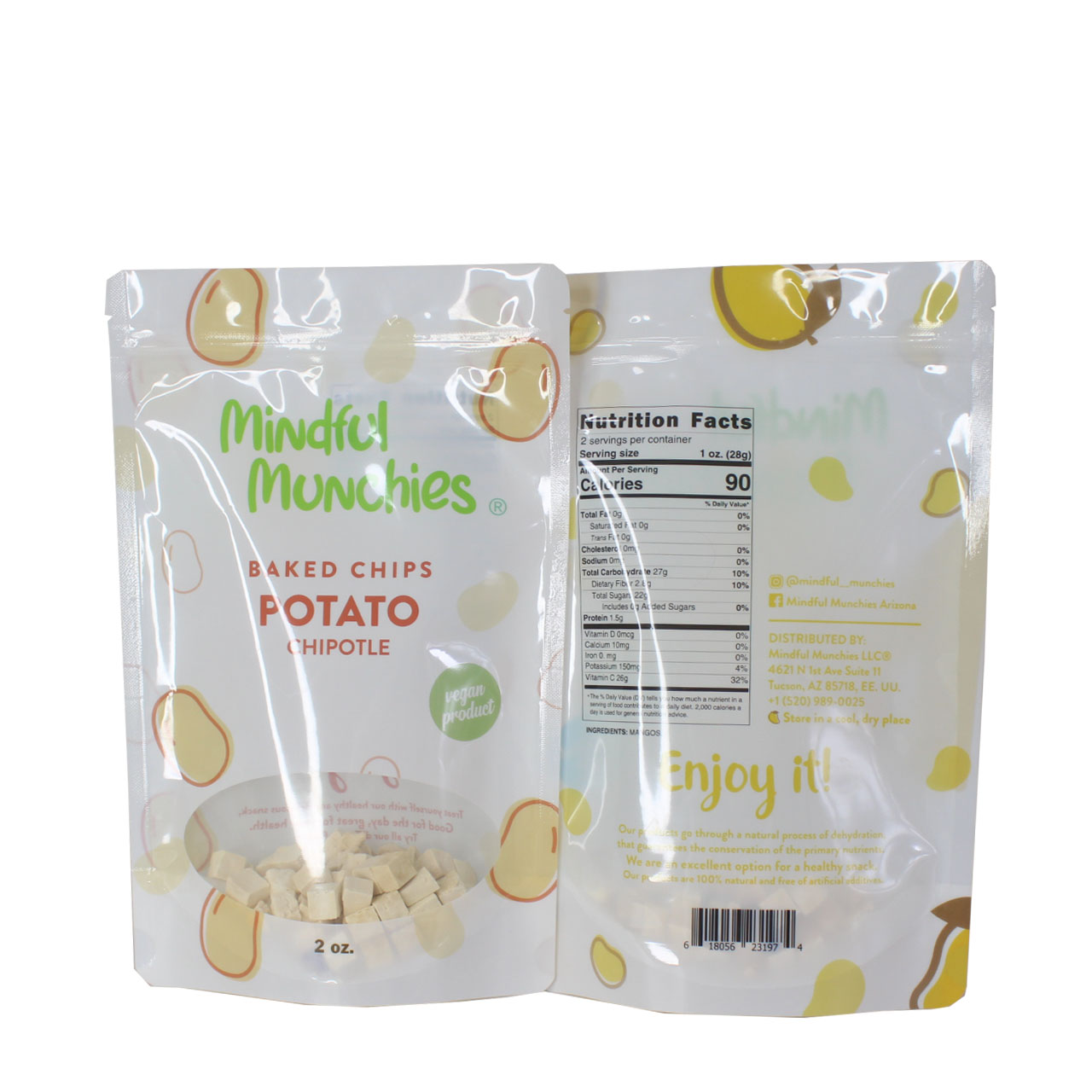 Custom Logo Stand Up Pet Food Packaging Resealable Dog Snack Pouch With Window Euro Hole