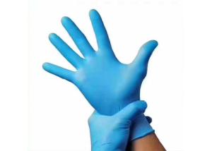 China Multi Color Powder Free Nitrile Gloves , Medical Nitrile Rubber Gloves wholesale