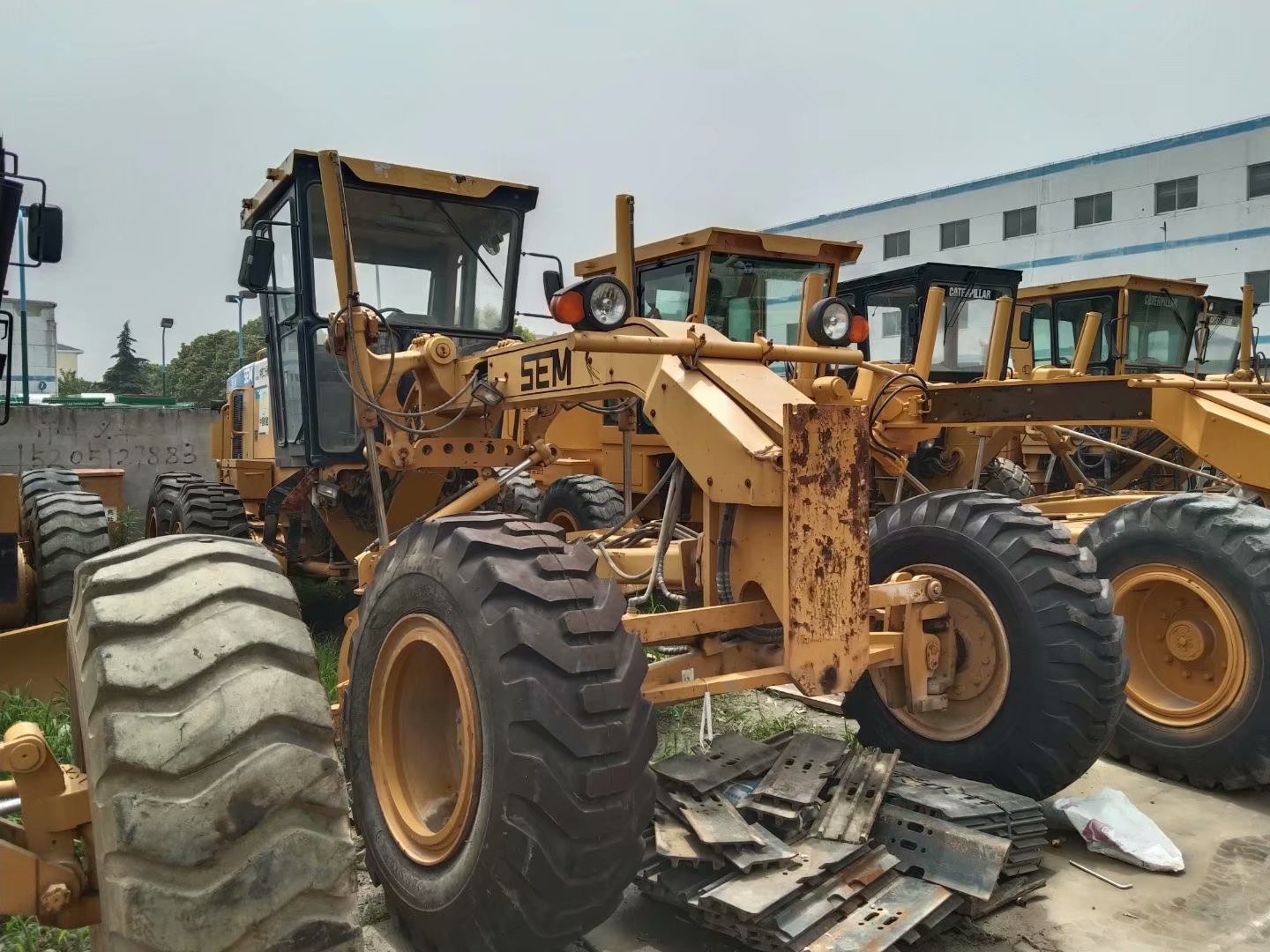 SEM 919 Used Motor Grader Energy Efficiency Used Road Graders Long Lasting