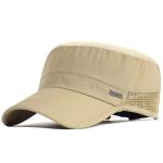 Outdoor Sport Quick Drying Military Cadet Cap Men Breathable Army Flat Top Hat