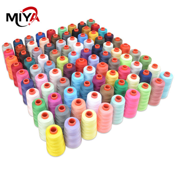 Plastic Bobbin 100 Percent Polyester 40/2 Core Spun Thread