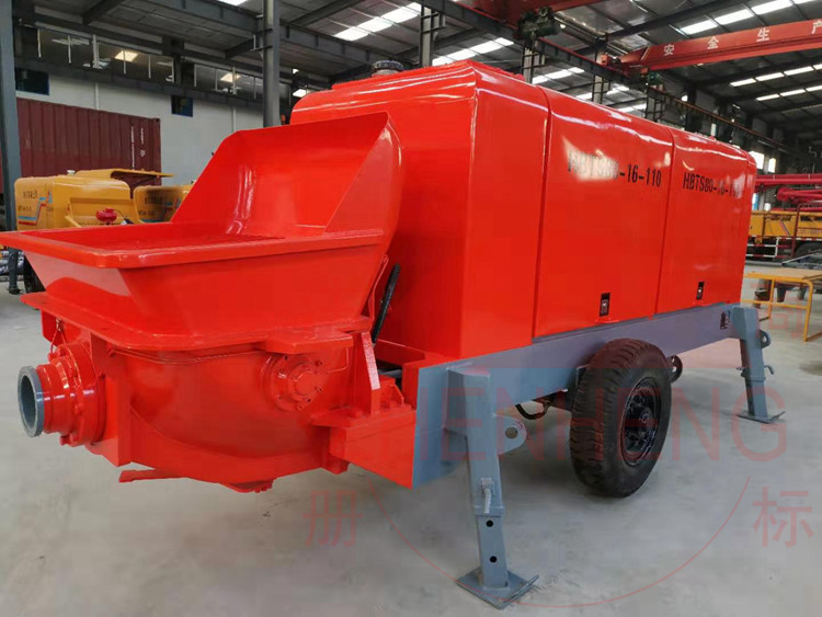 High Maintainability Cement Pump Truck , User Friendly Concrete Pump Trailer